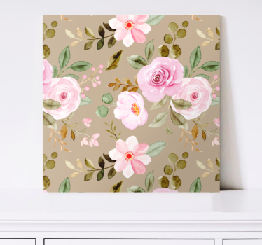 Tableau fleurs et plantes composition Éclat rosé - TenStickers