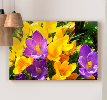 Tableau fleurs et plantes Éclatantes fleurs de printemps - TenStickers