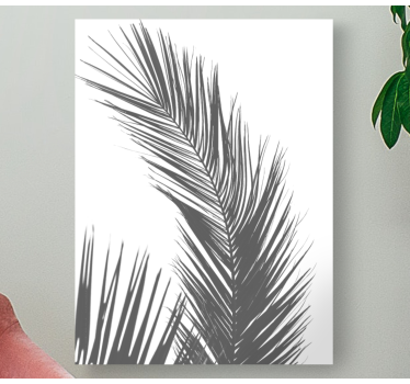 Tableau fleurs et plantes feuille de palmier élégante - TenStickers