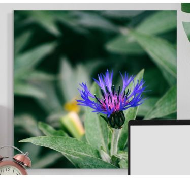 Tableau fleurs et plantes fleur délicate violette - TenStickers