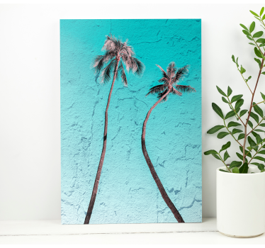Tableau fleurs et plantes palmiers élégants - TenStickers