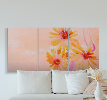 Tableau fleurs et plantes touche florale ensoleillée - TenStickers