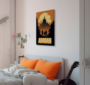 Tableau jeux vidéo aventure personnalisable - TenStickers