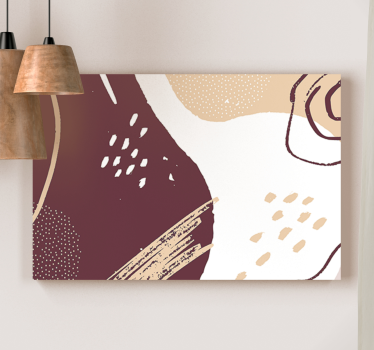 Tableau moderne composition de formes abstraites - TenStickers