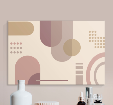 Tableau moderne formes abstraites géométriques - TenStickers