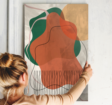 Tableau moderne formes naturelles libres - TenStickers