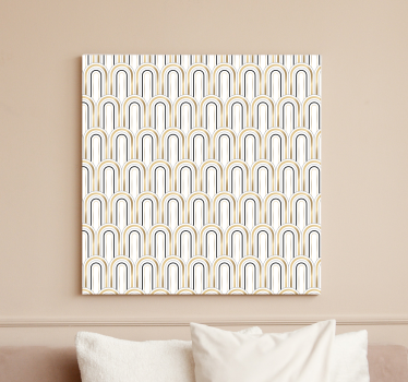 Tableau moderne motif arqué géométrique - TenStickers