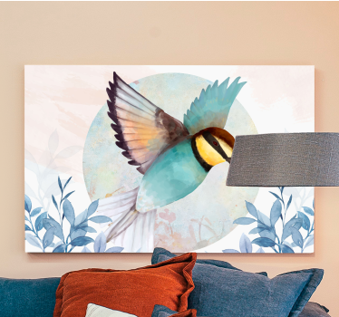 Tableau oiseaux scène de merles volants - TenStickers