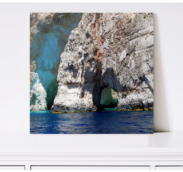 Tableau paysages formation rocheuse côtière - TenStickers