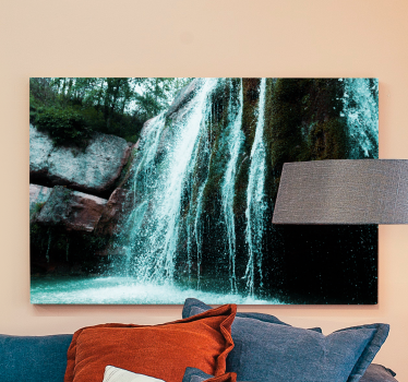 Tableau paysages scène de cascade apaisante - TenStickers
