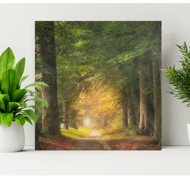 Tableau paysages sentier forestier paisible - TenStickers