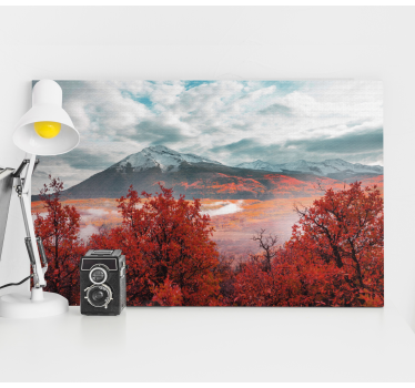 Tableau paysages vue majestueuse sur les montagnes - TenStickers