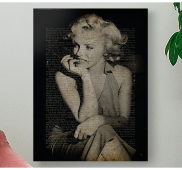 Tableau personnage icône classique d'hollywood - TenStickers