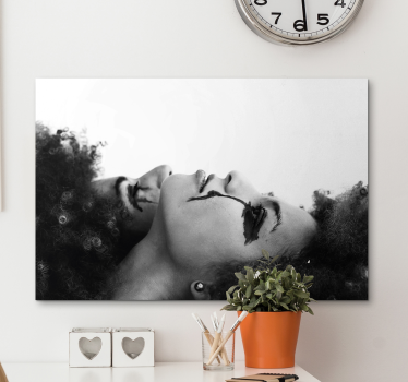 Tableau personnage visages doubles introspection - TenStickers
