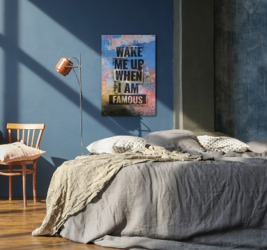 Tableau texte citation style pochoir - TenStickers