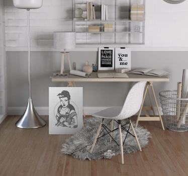 Tableau vintage portrait féministe - TenStickers