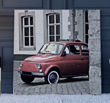 Tableau rétro Vintage ancien plat 500 - TenStickers