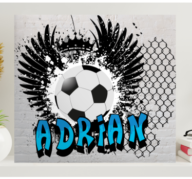 Tableau sports design inspiré du football - TenStickers