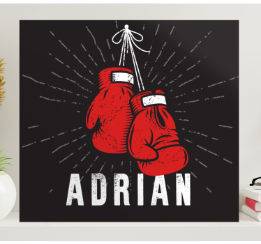 Tableau sports gant de boxe décoratif - TenStickers