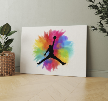 Tableau sports joueur de basket énergique - TenStickers