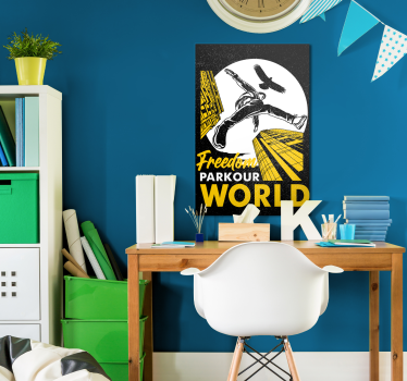 Tableau sports le monde du parkour - TenStickers