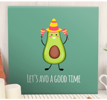 Tableau texte ayez du bon temps - TenStickers