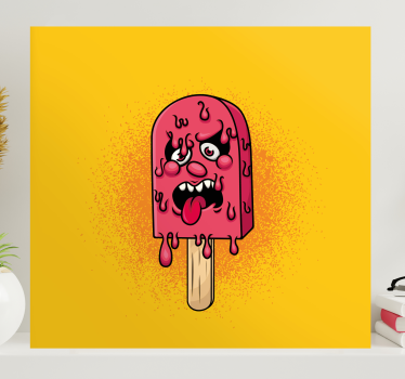 Tableau texte friandise fondante qui goutte - TenStickers