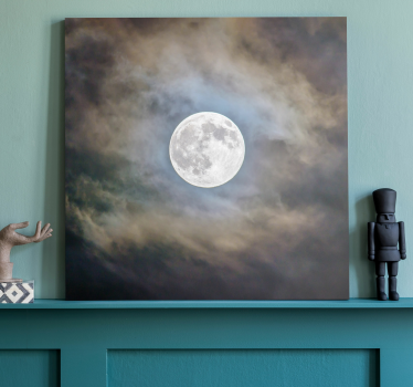 Tableau texte lueur de pleine lune - TenStickers