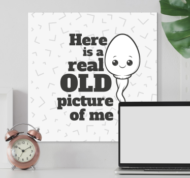 Tableau vintage souvenir amusant d'autrefois - TenStickers