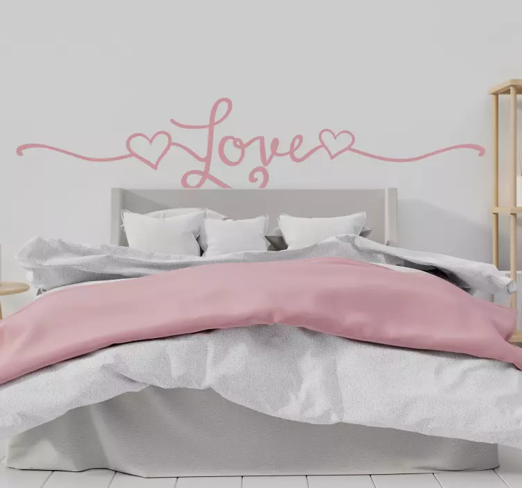 Sticker amour affirmation d'amour raffinée sur le mur - TenStickers