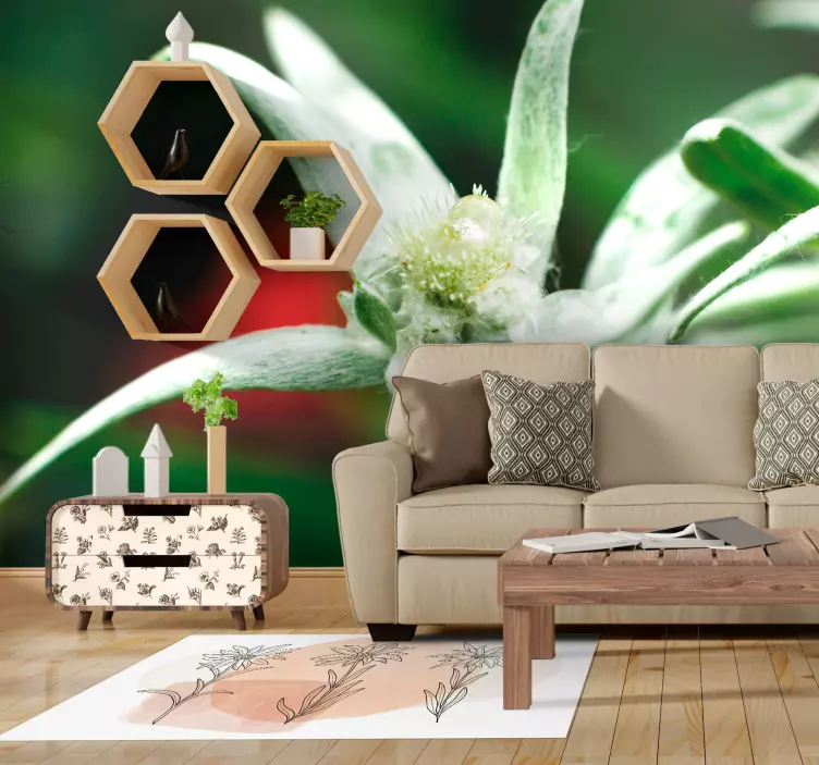 Sticker Meuble Motif fleurs Suisse - TenStickers