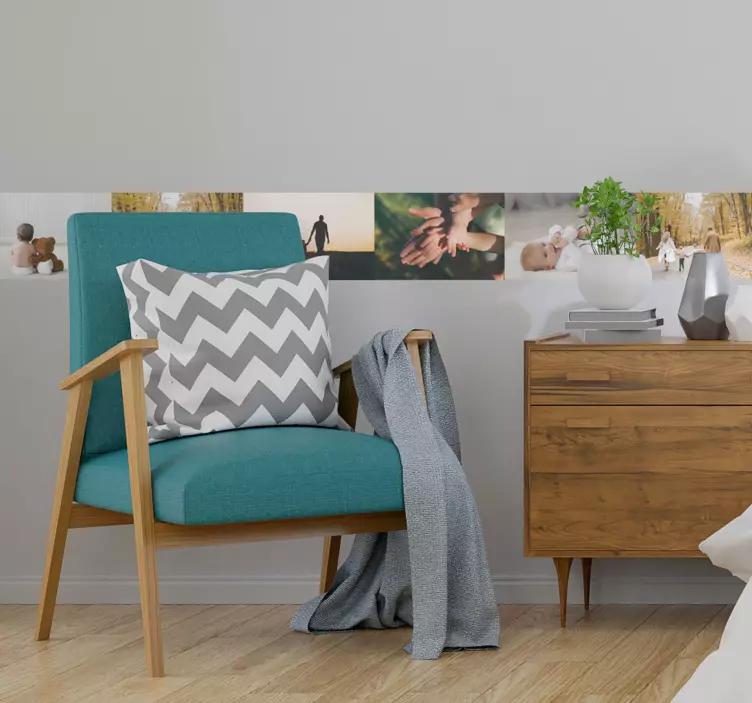 Sticker Mural frise images personalisable - TenStickers