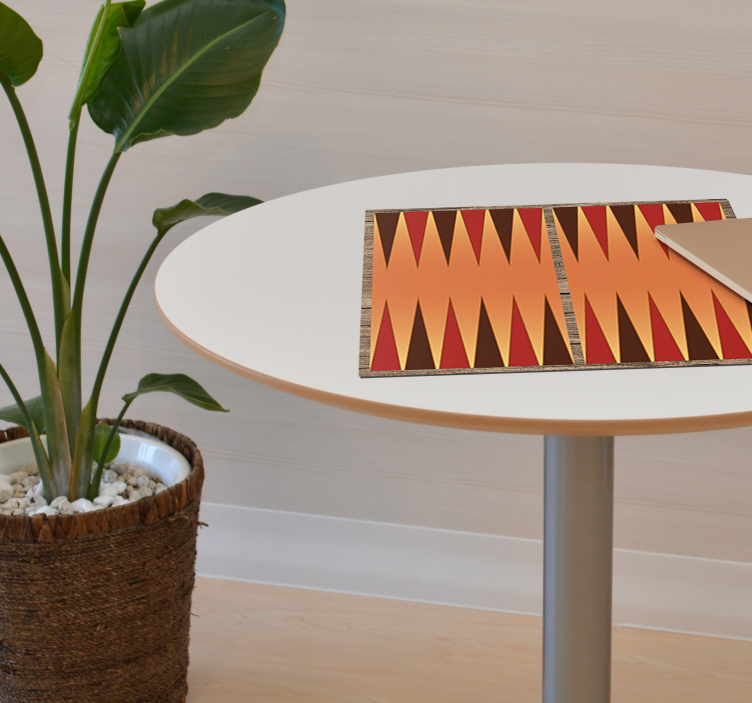 Papier autocollant meuble backgammon - TenStickers