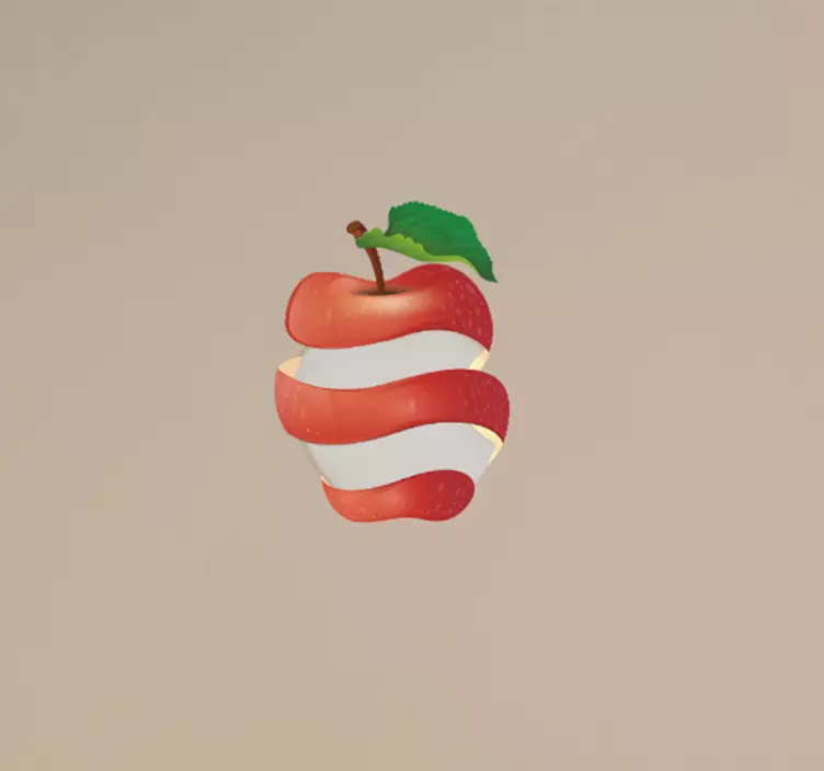 Sticker pelure de pomme macbook - TenStickers
