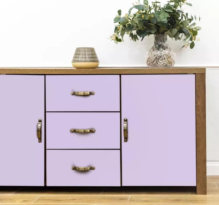 Autocollant meuble couleur lavande - TenStickers