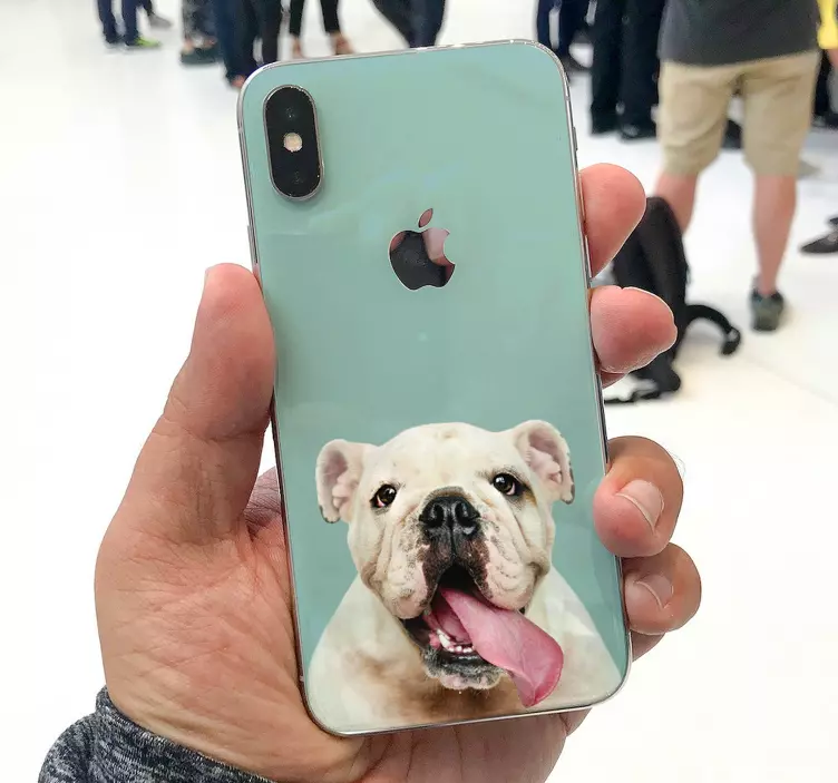 Sticker téléphone personnalisé iPhone - TenStickers