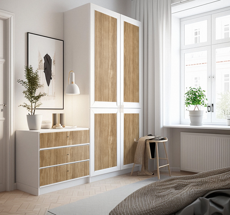Adhésif meuble effet bois naturel - TenStickers
