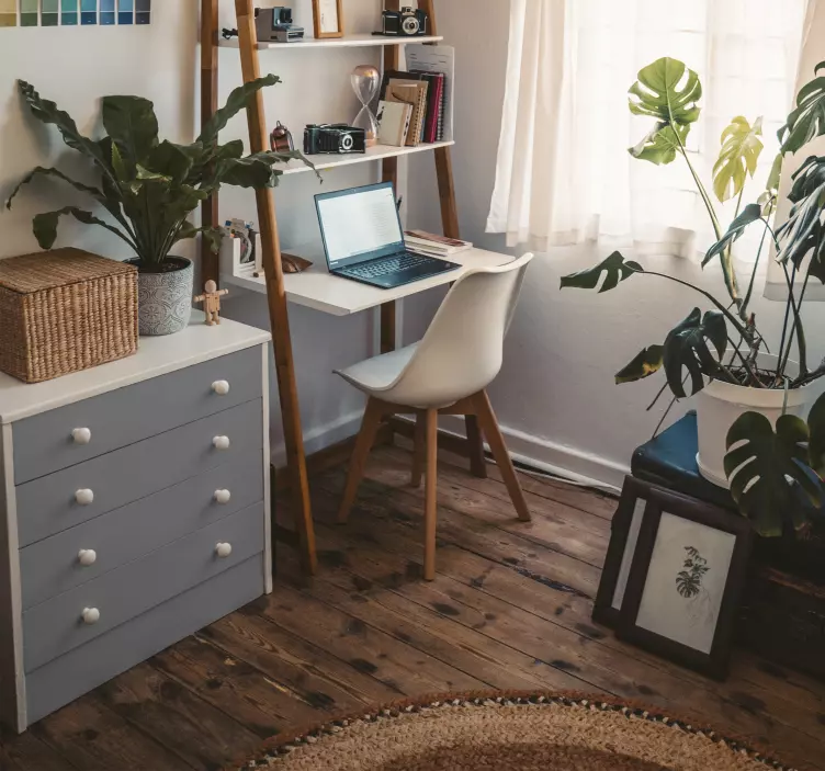 Papier autocollant meuble couleur grise - TenStickers