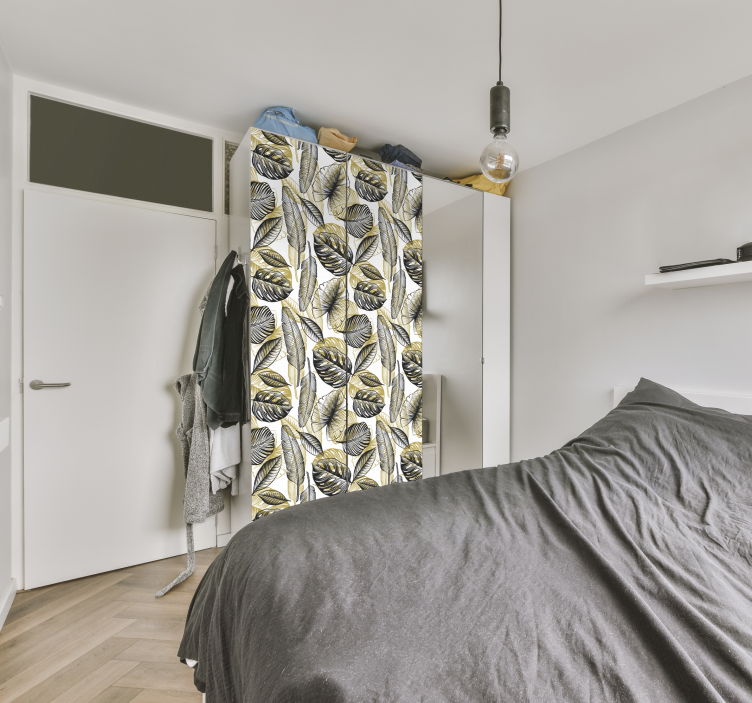 Papier autocollant meuble plantes tropicales élégantes - TenStickers