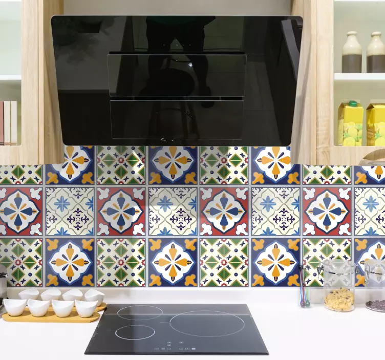 Autocollant de carreau portugais typique - TenStickers