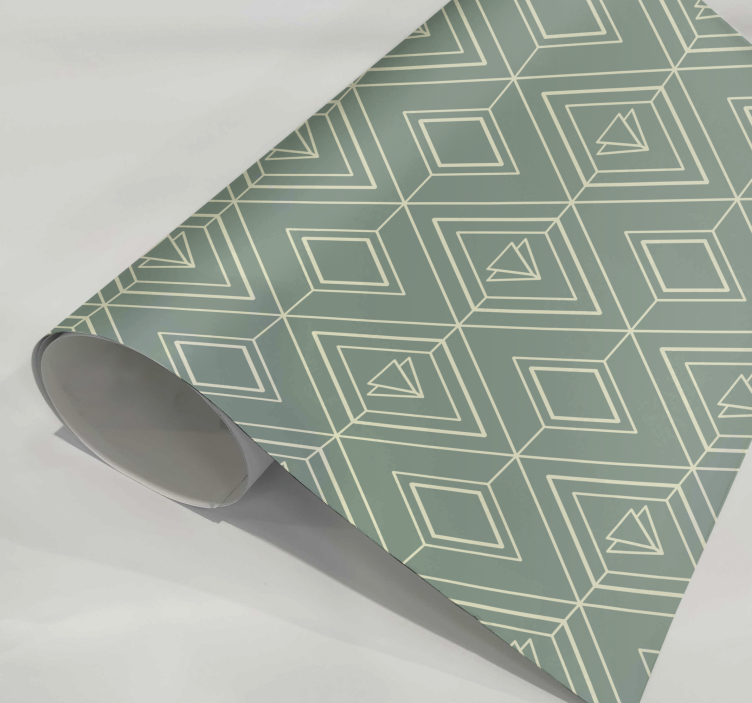 Sticker motif géométrique de style Art Déco - TenStickers