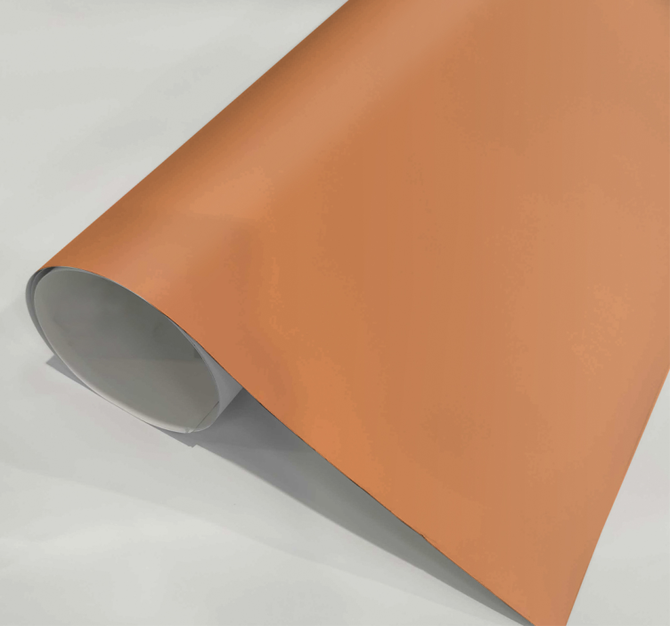 Autocollant couleur unie Apricot Crush - TenStickers