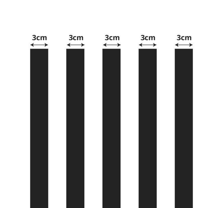 Stickers muraux lignes - TenStickers