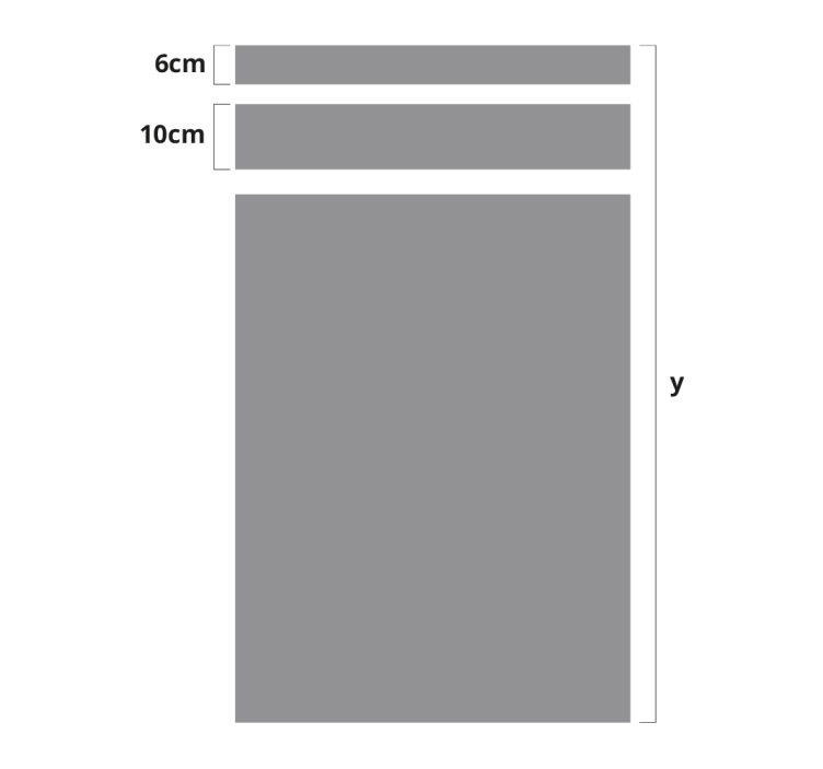 Sticker pour porte style ligne linéaire - TenStickers