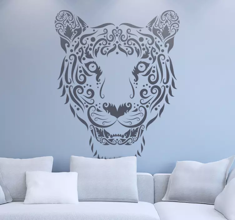 Adhésif mural motifs tigre - TenStickers