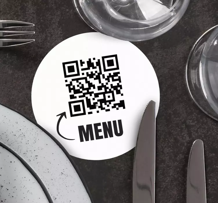 Autocollant code QR personnalisable - TenStickers