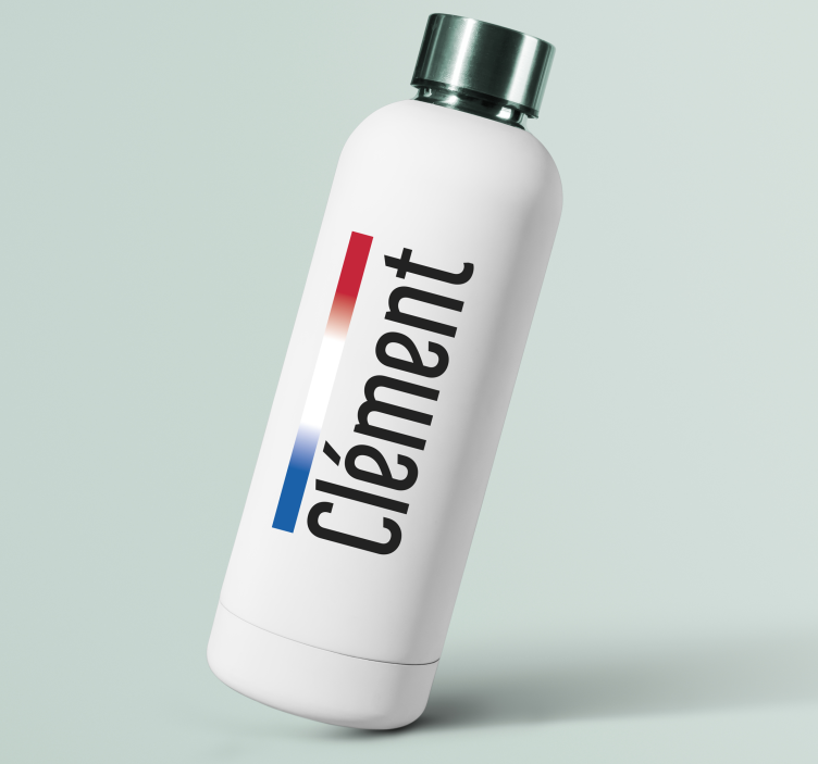 Sticker cycliste nom personnalisé tour - TenStickers