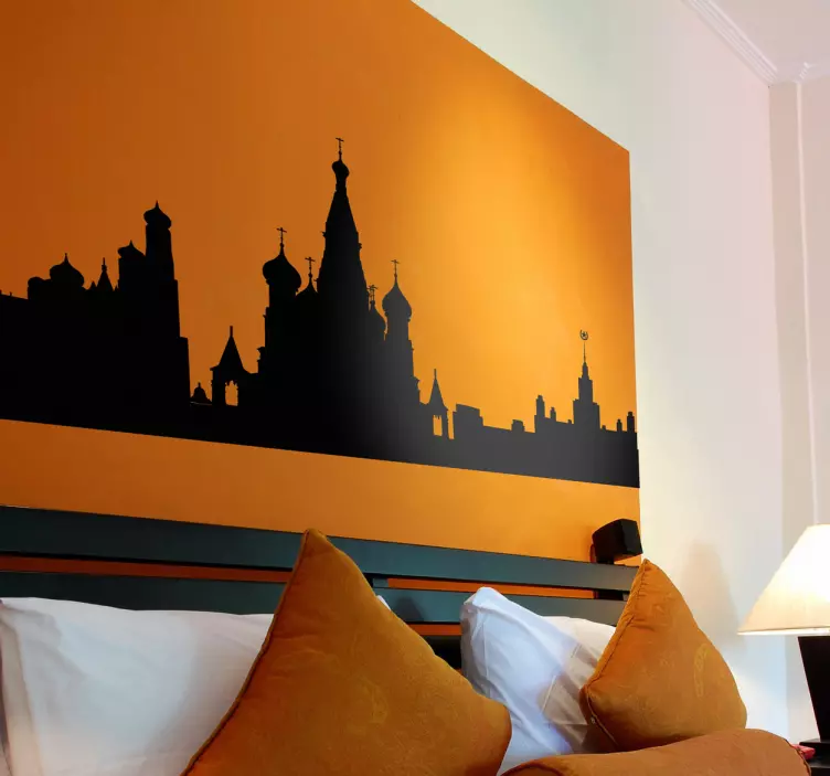 Autocollant mural skyline Moscou - TenStickers