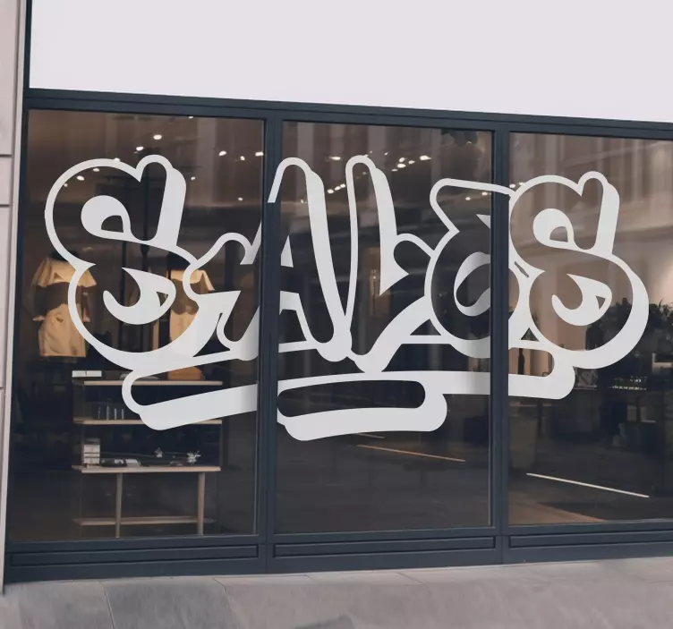 Autocollant soldes style graffitis - TenStickers