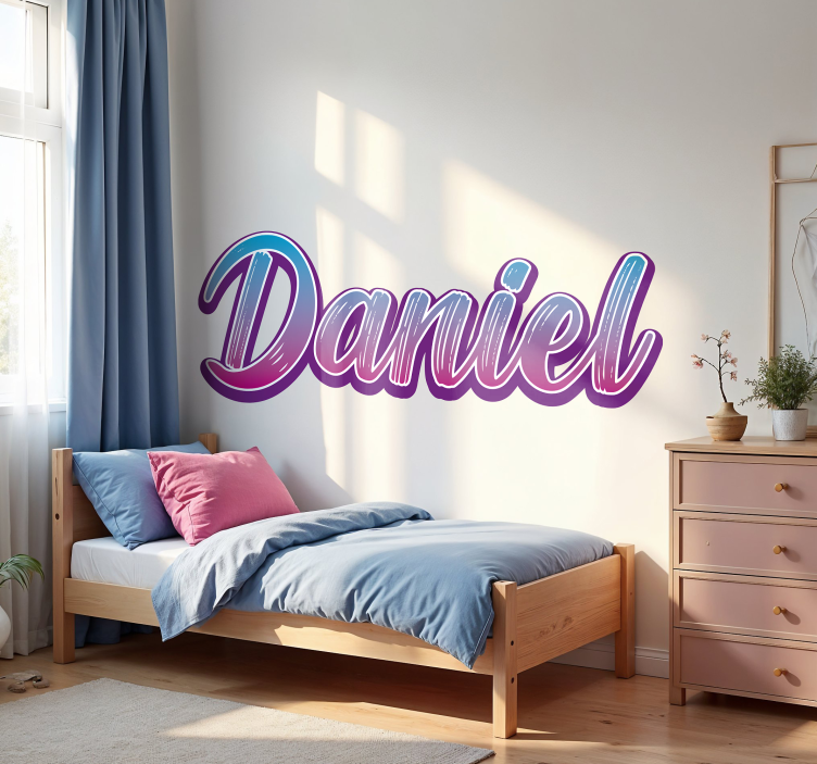 Stickers Urbain Graffiti violet - TenStickers